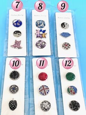 🎀 $5 Set - Snap Jewelry Charms Interchangeable Jewelry & Accessories U Choose
